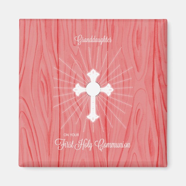 Granddotter First Communion Kor och Rays Magnet (Framsidan)