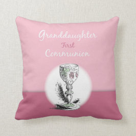 Granddotter First Communion Rosa, Chalice Kudde