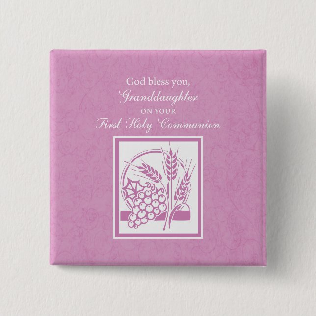 Granddotter First Communion, Rosa Knapp (Framsida)
