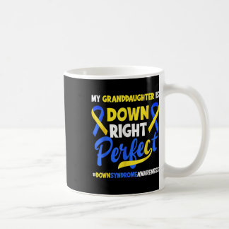 Granddottern är nere Höger Perfekt Down Syndrome Kaffemugg
