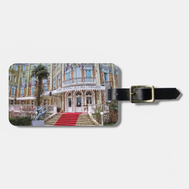 Grande Albergo Ausonia E Hungaria Bagagebricka (Horisontell Framsida)