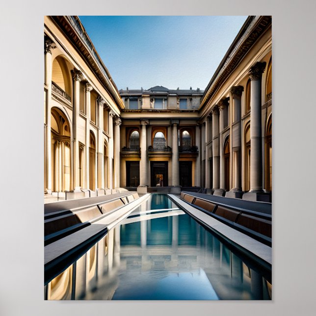 Grande Galerie du Musée du Louvre Poster (Framsidan)