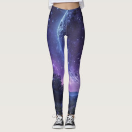 Grande Lune 🌕 Nuit Étoilée Magique Leggings