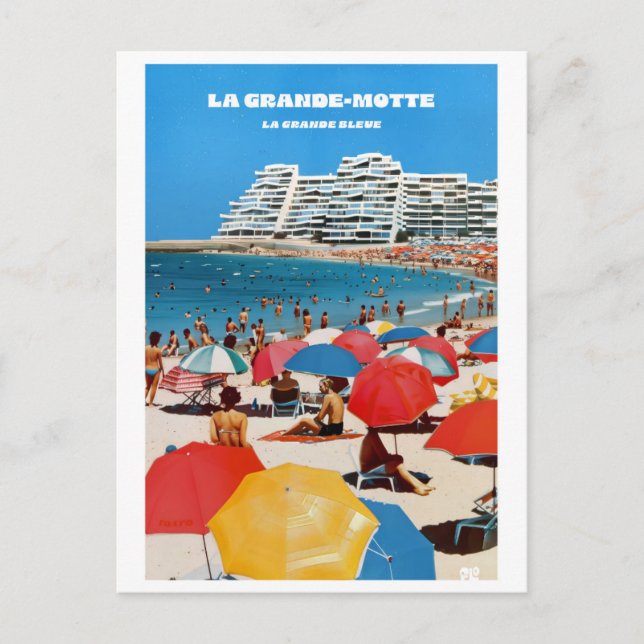 Grande-Motte, carte postale QZE32F5-5 Vykort (Framsida)