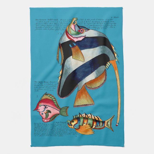 Grande Poisson Hand Towel Kökshandduk (Vertikal)