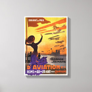 Grande semaine d'aviation de la Champagne Canvastryck