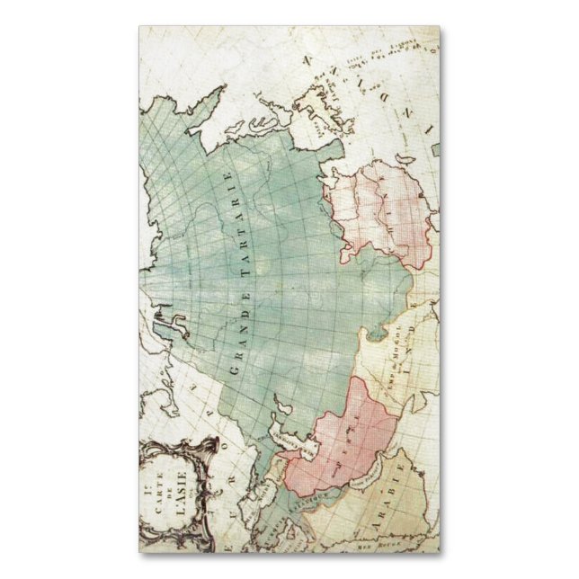 Grande Tartarie Magnetic Affärskort Magnetiska Visitkort (Framsida vertikal)