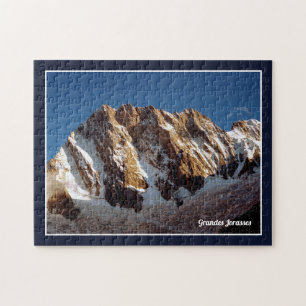 Grandes Jorasses Mont Blanc Massif Fransk Alpernas Pussel