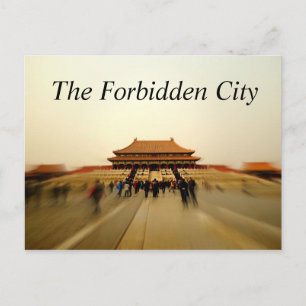 Grandeur of the Forbidden City Postcard Vykort