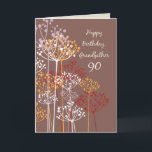 Grandfather 90:e Birthday Brown Wildblommor Kort<br><div class="desc">Tittar du fortfarande för det kort som du känner kommer att bli verkligt gillat av en kristen farfar? Det här är det du är tittar för. Beställ ett exemplar av kortet i dag och ge det till honom gång han snart fyller 90:e år.</div>