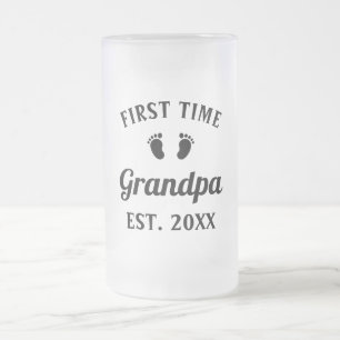 Grandfather Abuelo Nonno Gramps First Time Grandpa Frostat Ölglas