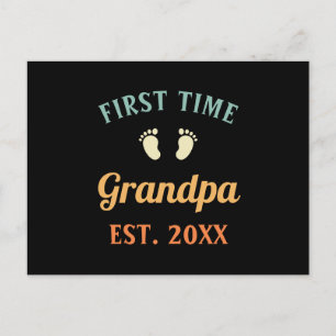 Grandfather Abuelo Nonno Gramps First Time Grandpa Vykort