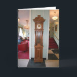 "Grandfather Clock at Lowell Inn" födelsedagskort Kort<br><div class="desc">© Art is Life,  Life Is Art [2012/2020]</div>