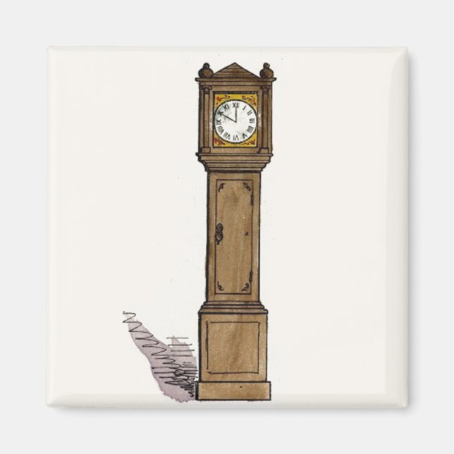 Grandfather Clock Magnet (Framsidan)