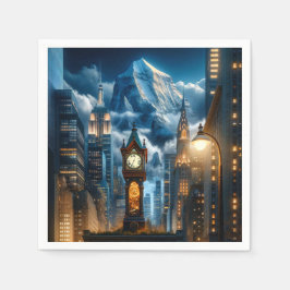 Grandfather Clock Pappersservett