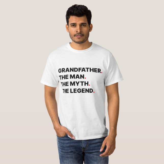 Grandfather Cotton T-Shirt (Hel framsida)