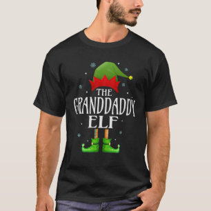 Grandfather Elf Julafton Matching Family Group Chr T Shirt
