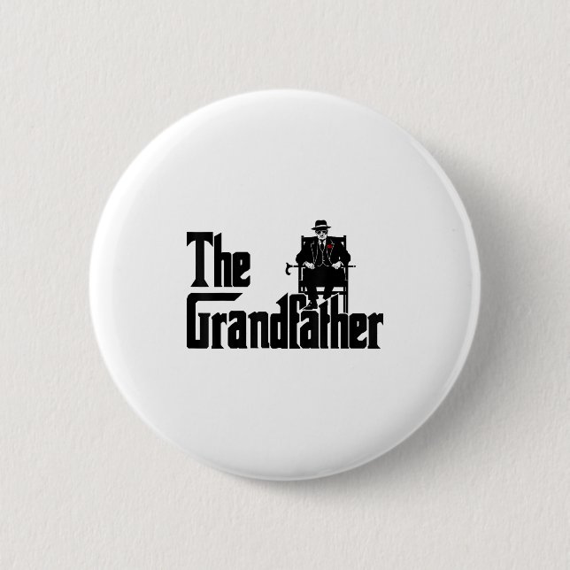 Grandfather Funny Quote Design For Grandpas  Knapp (Framsida)