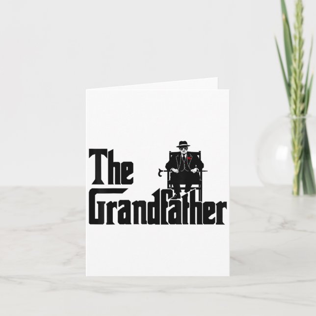 Grandfather Funny Quote Design For Grandpas  Kort (Framsida)