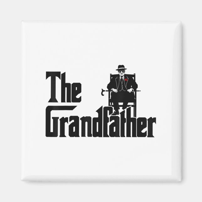 Grandfather Funny Quote Design For Grandpas  Magnet (Framsidan)