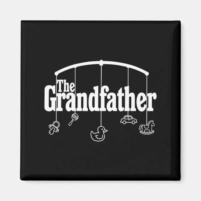 Grandfather Funny Quote Design For Grandpas  Magnet (Framsidan)
