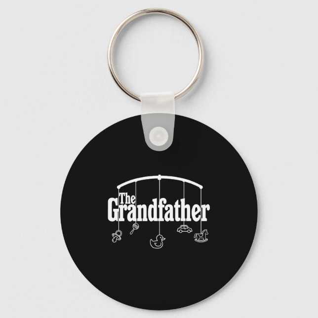 Grandfather Funny Quote Design For Grandpas  Nyckelring (Framsida)