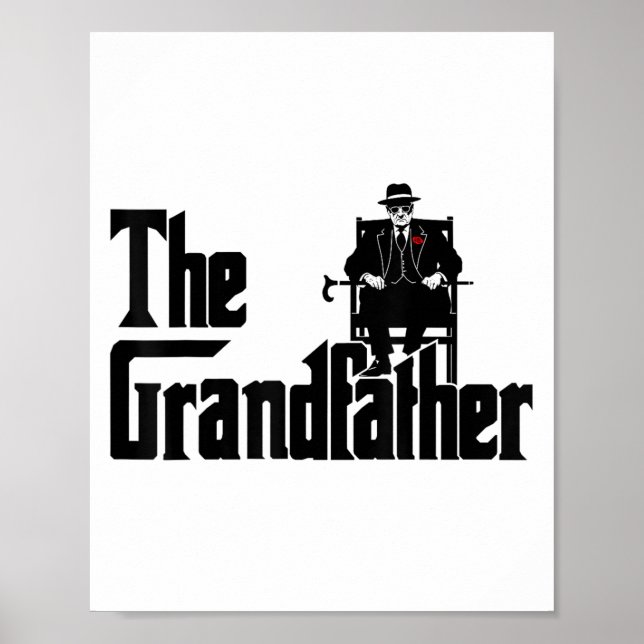 Grandfather Funny Quote Design For Grandpas  Poster (Framsidan)