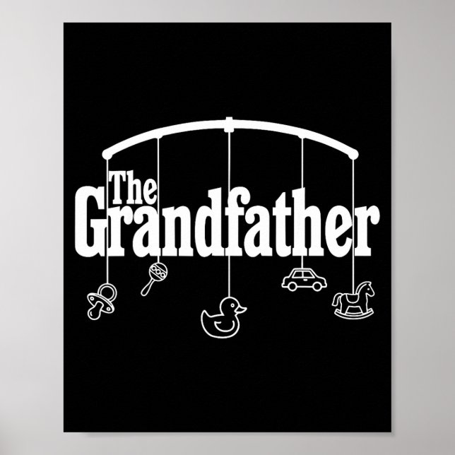 Grandfather Funny Quote Design For Grandpas  Poster (Framsidan)