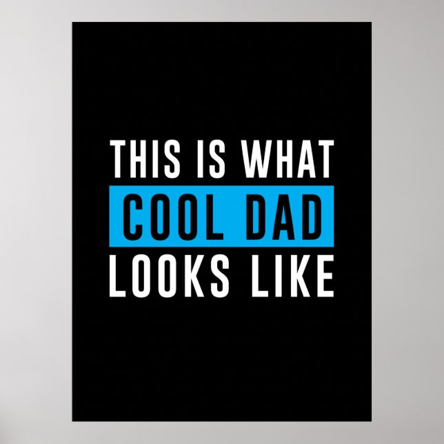Grandfather Gift | Coola Pappa ser ut som Poster (Framsidan)