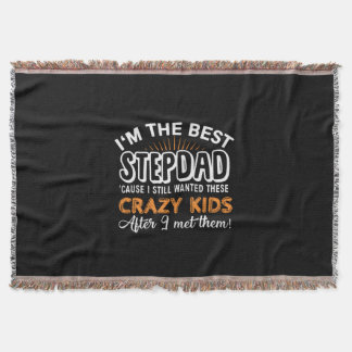 Grandfather Gift | Jag är det bästa steget Pappa Filt