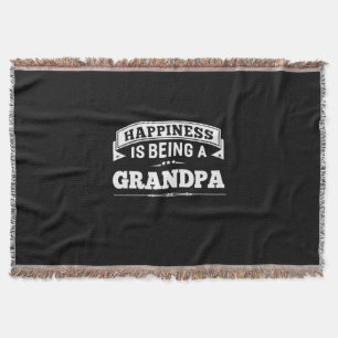 Grandfather Gift Lycka är en farfar Filt