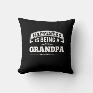 Grandfather Gift Lycka är en farfar Kudde