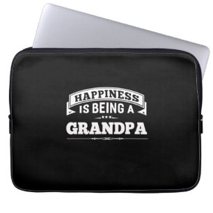 Grandfather Gift Lycka är en farfar Laptop Fodral