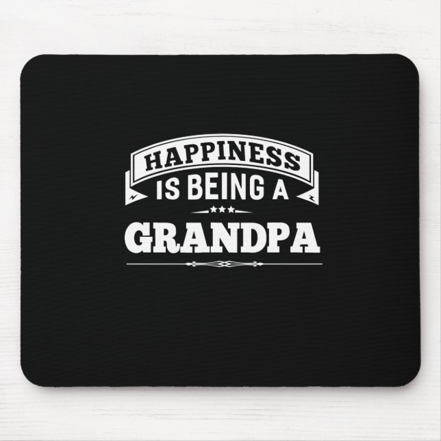 Grandfather Gift | Lycka är en farfar Musmatta (Framsidan)
