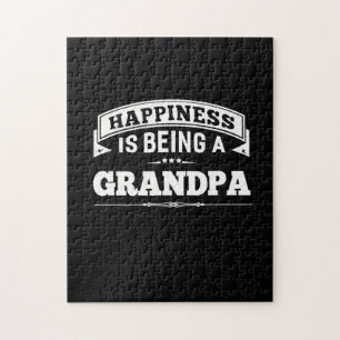 Grandfather Gift Lycka är en farfar Pussel