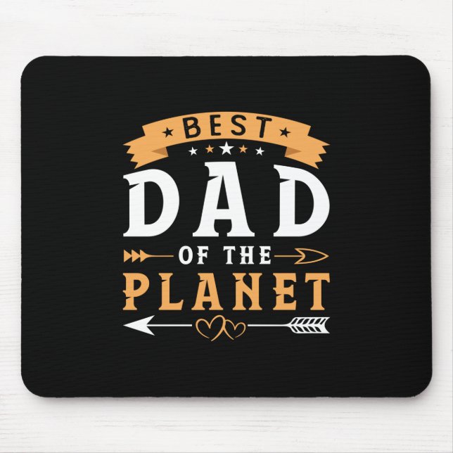 Grandfather Gift | planetens bästa Pappa Musmatta (Framsidan)