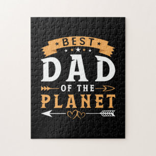 Grandfather Gift planetens bästa Pappa Pussel