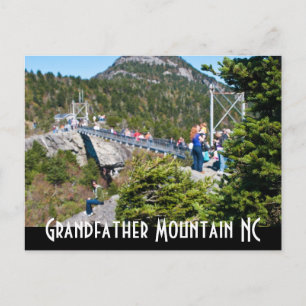Grandfather Mountain NC Vykort