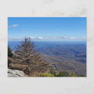 Grandfather Mountain State Park NC Entrance Road Vykort