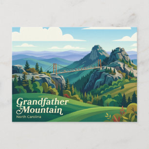 Grandfather Mountain USA Vykort
