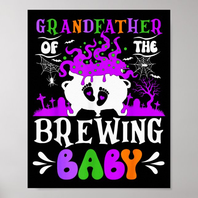 Grandfather Of The Brewing Baby Grandpa To Be Hall Poster (Framsidan)