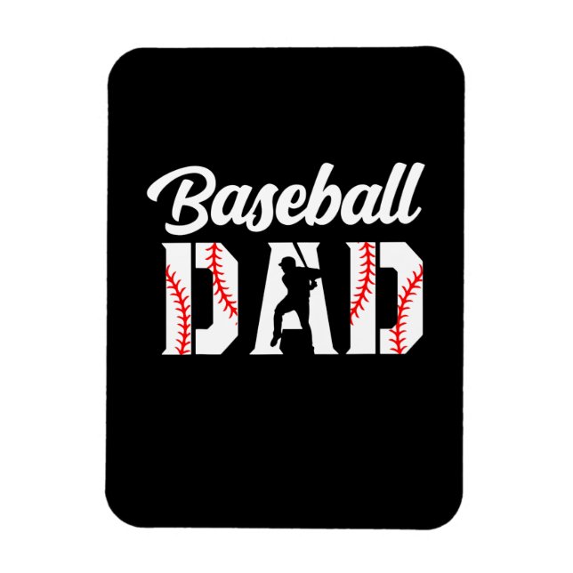 Grandfather-offerter | Baseball Pappa Magnet (Vertikal)