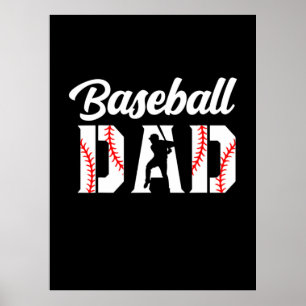 Grandfather-offerter   Baseball Pappa Poster