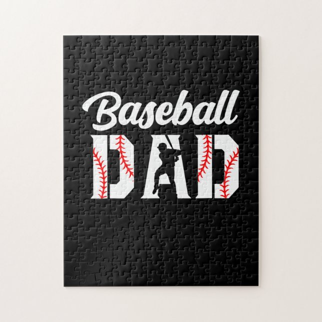 Grandfather-offerter | Baseball Pappa Pussel (Vertikal)