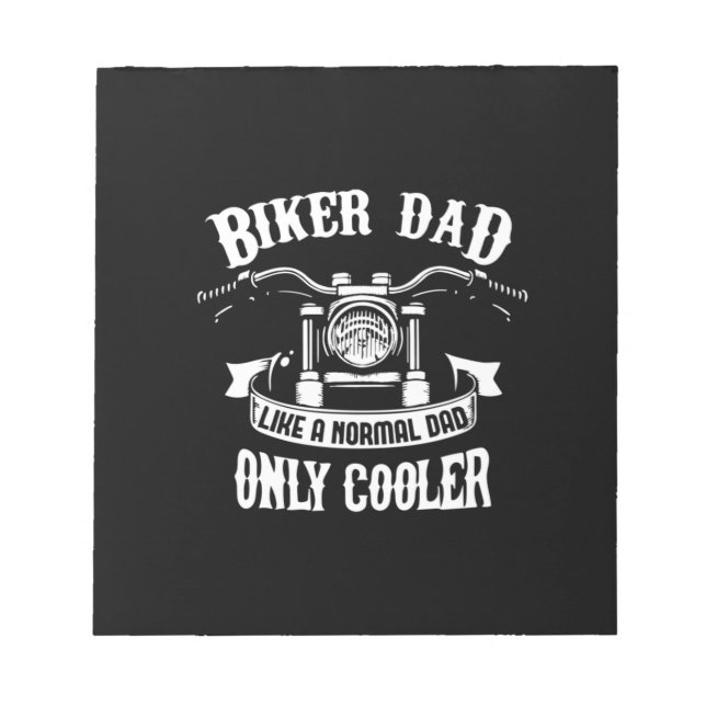 Grandfather-offerter | Bästa Bikerna Pappa Anteckningsblock (Framsida)