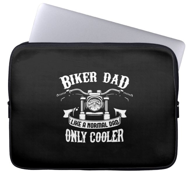 Grandfather-offerter | Bästa Bikerna Pappa Laptop Fodral (Framsidan)