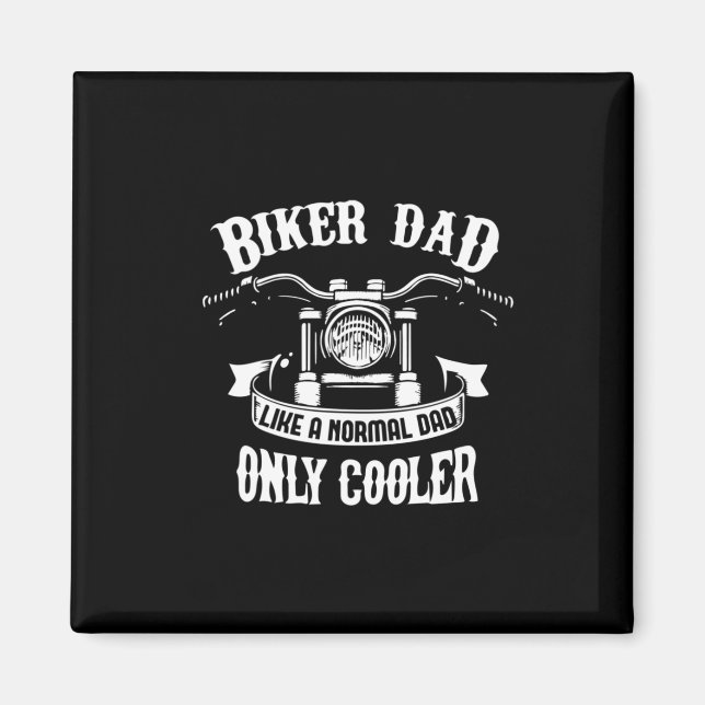 Grandfather-offerter | Bästa Bikerna Pappa Magnet (Framsidan)