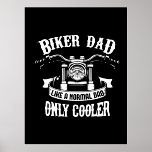 Grandfather-offerter Bästa Bikerna Pappa Poster