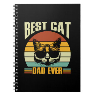 Grandfather-offerter Bästa Kat Pappa någonsin Anteckningsbok