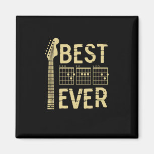 Grandfather-offerter Bästa Pappa Guitar någonsin Magnet